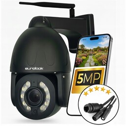 Zewnętrzna Kamera Ip Wifi Obrotowa Metalowa 5MPX Audio