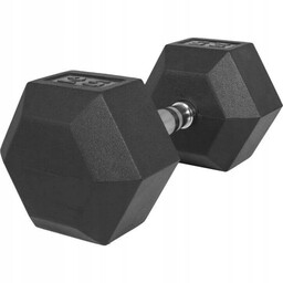 Hantle powlekane/gumowane stałe Gorilla Sports 1x 25 kg