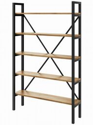 Regał Medium 160x60-140x20 cm Industrial Loft na książki
