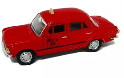 Fiat 125p 1:39 Taxi czerwony WELLY