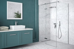 BESCO PPP-128-195C PIXA kabina prostokątna przejrzyste szkło lewa