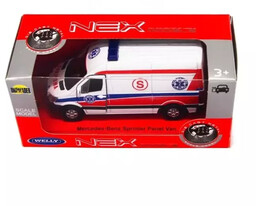 Mercedes Sprinter 1:34 Pogotowie biały WELLY