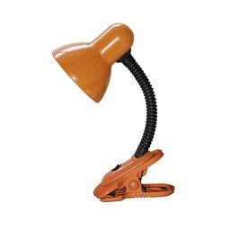 Lampka Dennis na klipsie E27/40W pomarańczowa