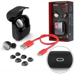 Słuchawki dokanałowe Hama Spirit Pure  Bluetooth IPX5