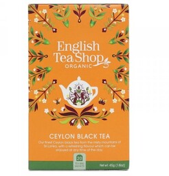 Ekologiczna herbata czarna, Ceylon Black tea, saszetki, 20
