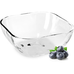 Salaterka szklana Carini 13 cm, przezroczysta