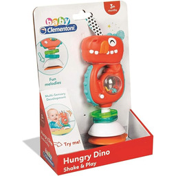 Clementoni - 17362 - Baby Interaktywna Grzechotka Dinozaur