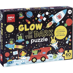 APLI Kids 18813 - Fluorescencyjne Puzzle Glow in