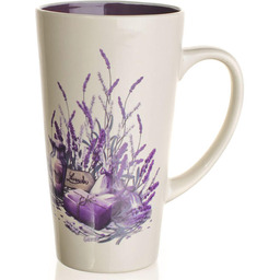 BANQUET Kubek ceramiczny wysoki 450 ml Lavender,
