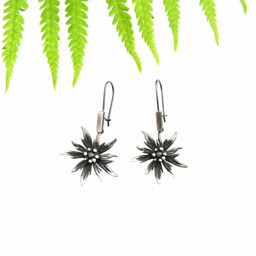 Szarotka szara duża - kolczyki