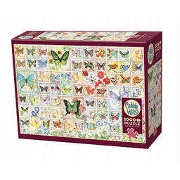 Puzzle 2000 Motyle I Kwiaty 112179