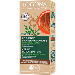 Logona Roślinna Farba do Włosów, 030 Naturalna Czerwień,