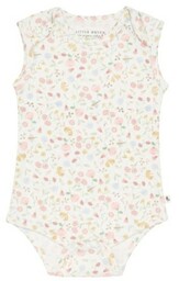 Body bez rękawków Flowers & Butterflies 74/80 cm