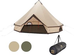 Grand Canyon Unisex-Dorosły Indiana Namiot, Beżowy/Brązowy, 400 x