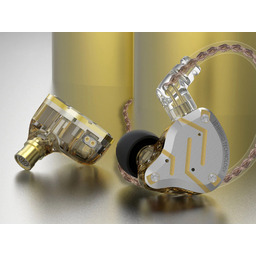 Słuchawki Dokanałowe KZ ZS10 PRO Kolor: Złoty, Kabel: