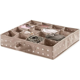 Compactor Organizer do szuflady z 16 przegrodami, dzielący