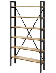 Regał Medium 190x60-140x20 cm Industrial Loft na książki