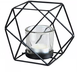 Kleine Wolke Świecznik Polygon Black
