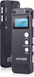 Cyfrowy dyktafon, profesjonalny Homder Usb z odtwarzaczem MP3,