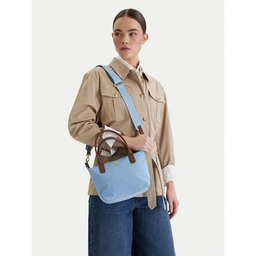 Torebka Tommy Hilfiger Popette Mini Tote AW0AW17709 Błękitny