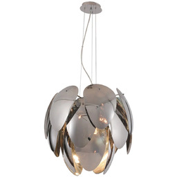 Azzardo Lampa wisząca szklana dymiona 5-punktowa AZ2996