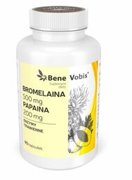 Enzymy Trawienne - Bromelaina i Papaina - 90
