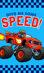Ręcznik bawełniany do rąk 30x50 monster truck Blaze