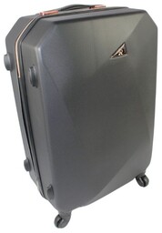 Mała Ekskluzywna Walizka Turystyczna ROGOWSKI BALI 820 CZARNA