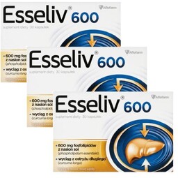 Zestaw Esseliv 600, 3 x 30 kaps. ->
