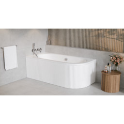 Besco Avita 160x75cm wanna asymetryczna lewa + obudowa