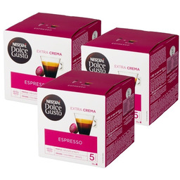 ZESTAW Kapsułki Nescafé Dolce Gusto Espresso 3x16 sztuk