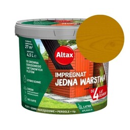 ALTAX Impregnat Jedna Warstwa 4,5L pinia do drewna