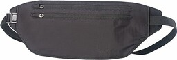 Lifeventure Unisex Lifeventure wodoodporny portfel w talii, czarny,