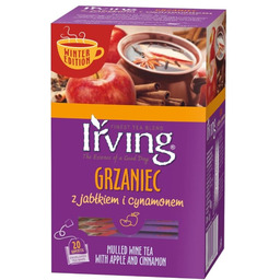 Herbata Irving Grzaniec Owocowy Jabłko z cynamonem 20x4g