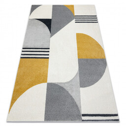 Dywan FUSION 1327 biały / ciemny szary /