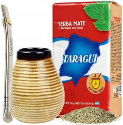 Kompletny zestaw do Yerba Mate 250 g, matero,