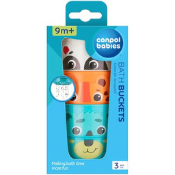 CANPOL BABIES Zabawka do kąpieli Hello Little Wiaderka
