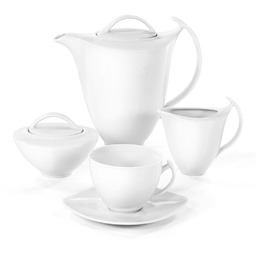 Chodzież Akcent garnitur do kawy 12/39 C000 Biała