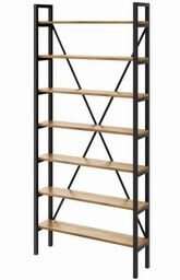 Regał Medium 220x60-140x20 cm Industrial Loft na książki