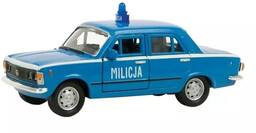 Fiat 125p 1:39 Milicja niebieski WELLY