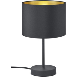 Lampa stołowa nowoczesna czarno złota HOSTEL 508200179 -