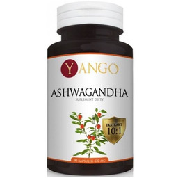 Ashwagandha 430mg suplement diety 90 kapsułek