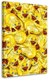 Obraz na płótnie, Żółte kaczuszki - Rubiant 40x60