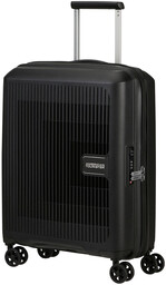 Walizka kabinowa poszerzana American Tourister Aerostep 55x40x20cm czarny