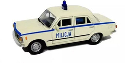 Fiat 125p 1:39 Milicja biały WELLY