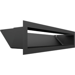 Kratka Wentylacyjna Kominkowa Luft 9X40 Czarna Slim