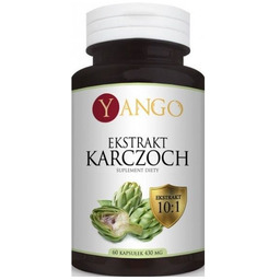Karczoch Ekstrakt 430mg suplement diety 60 kapsułek