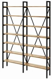Regał Medium Industrialny Loft 220x160-200x20 D7+R na książki