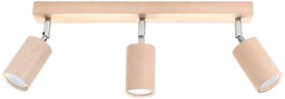Sollux Sufitowa LAMPA ekologiczna SL.0703 drewniana OPRAWA regulowane