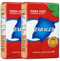 Zestaw Yerba Mate TARAGUI con palo tradicional 2kg